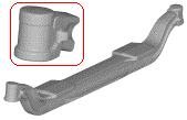 Truck Front Beam Forged Piece Sample